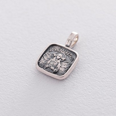 Серебряная ладанка "Ангел Хранитель - Архангел Михаил" 132890 №4