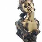 Бронзовая фигура ручной работы "Бюст девушки" сер00058 от ювелирного магазина Оникс - 4