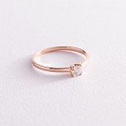 Помолвочное золотое кольцо с бриллиантом 101-10117(2.9) от ювелирного магазина Оникс
