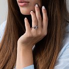 Серебряное кольцо "Сердце" 112534 от ювелирного магазина Оникс - 1