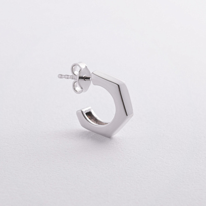 Чоловіча моносережа в сріблі Zancan ESO010 №3