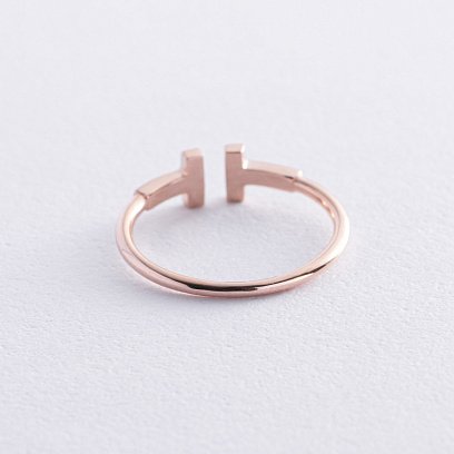 Кольцо "Tina" в красном золоте к05179 №6