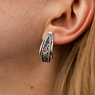 Срібні сережки 12211 от ювелирного магазина Оникс - 1