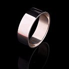 Серебряное обручальное кольцо гладкое 11821 от ювелирного магазина Оникс - 3
