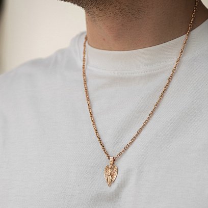 Золота підвіска "Ангел" п02737 №2