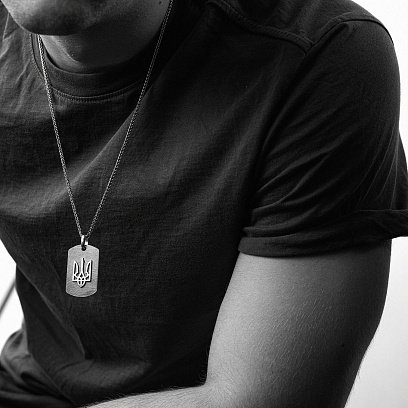 Срібний жетон "Герб України - Тризуб" (можливе гравіювання) 133157 №7