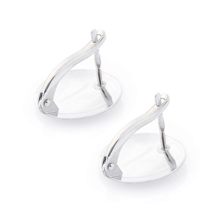 Срібні сережки на англійській застібці 122384 від ювелірного магазину Онікс - 1