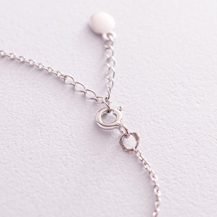 Серебряный браслет "Крестик" 2081 от ювелирного магазина Оникс - 4