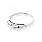 Помолвочное золотое кольцо с бриллиантами JR85105 от ювелирного магазина Оникс - 1