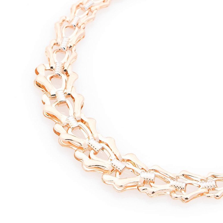 Золотий браслет без каменів б01333 від ювелірного магазину Онікс - 1