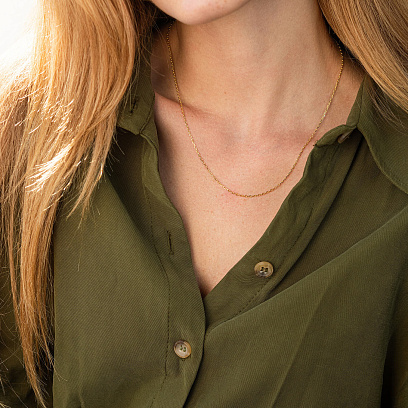 Золотая цепочка Якорное плетение ц00246 №9