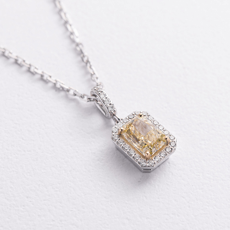 Золоте кольє з діамантами 745151121 від ювелірного магазину Онікс - 1