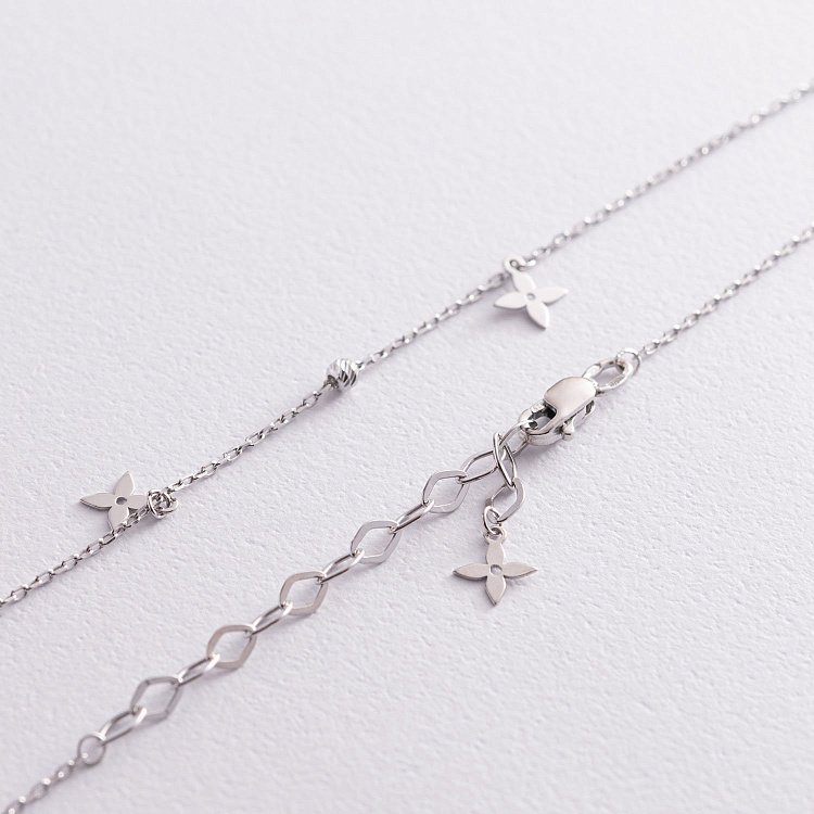 Срібне кольє "Конюшина" 181143 від ювелірного магазину Онікс - 7