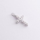 Хрестик з діамантами (біле золото) пб0333cha от ювелирного магазина Оникс - 2