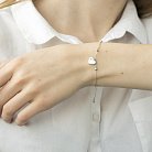 Срібний браслет "Сердечко" (емаль) 141285 от ювелирного магазина Оникс - 4