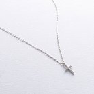 Кольє "Хрестик" у білому золоті (діаманти) колб0134м от ювелирного магазина Оникс - 2