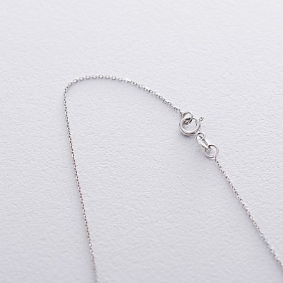 Золотое колье с фианитом кол01226 №5