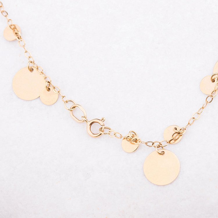 Золотий браслет на ногу с0169н від ювелірного магазину Онікс - 2