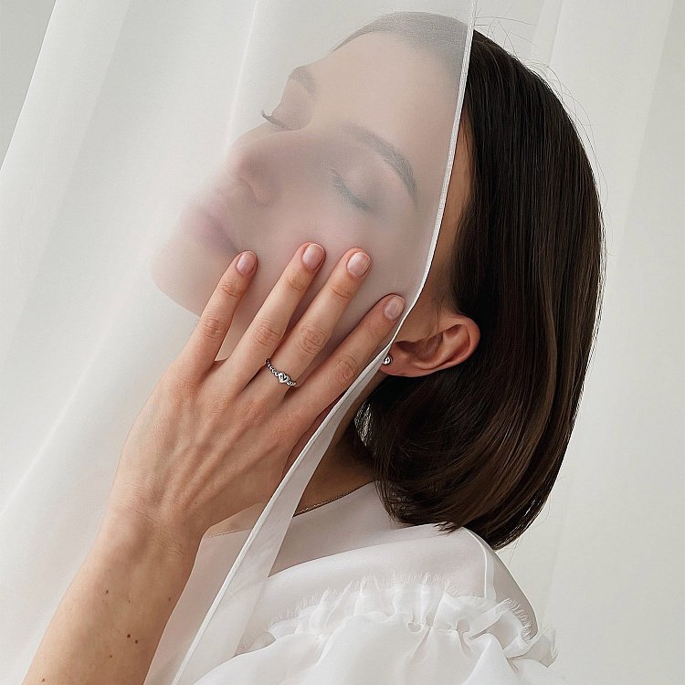 Срібні сережки - пусети "Кульки" 123006 від ювелірного магазину Онікс - 9