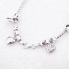 Ексклюзивний браслет з білого золота б02223 от ювелирного магазина Оникс - 2