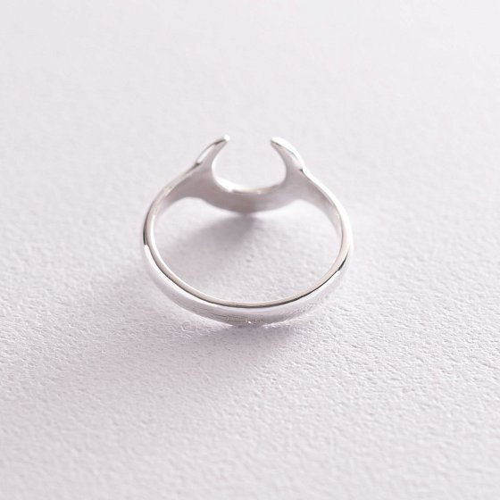 Серебряное кольцо "Лунница" 112566 №5