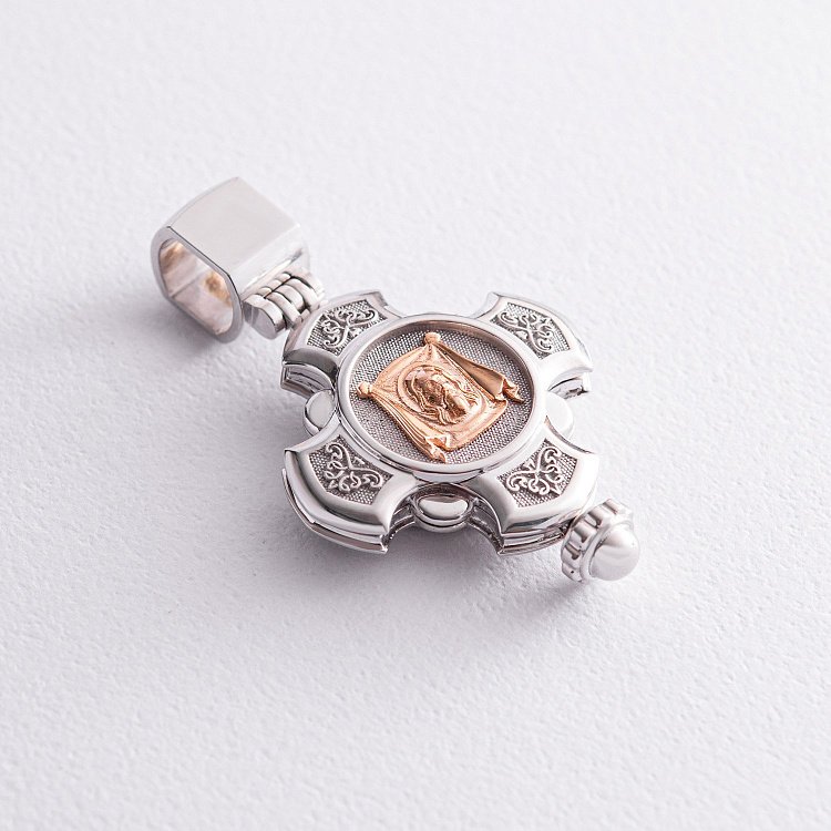 Золотий хрест - мощовик 123241100 від ювелірного магазину Онікс - 5