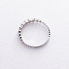 Золотое кольцо с фианитами к07536 от ювелирного магазина Оникс - 2