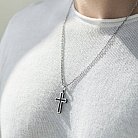 ﻿Срібний хрест із полімером 132974 от ювелирного магазина Оникс - 5