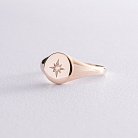 Золотое кольцо "Полярная звезда" к06742 от ювелирного магазина Оникс - 12