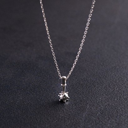 Кольє "Булава" у сріблі 181224 №2