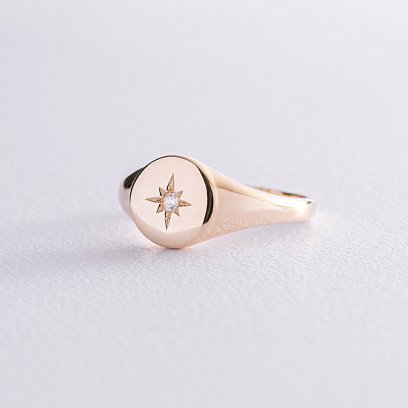 Золотое кольцо "Полярная звезда" к06742 №5