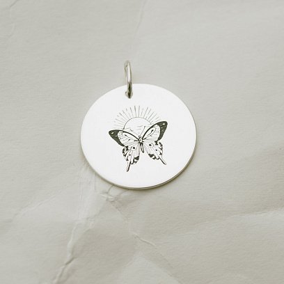 Кулон "Метелик" (2.1 см) 133090баб №4