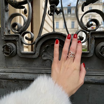 Каблучка "Медісон" у сріблі 112696 №10