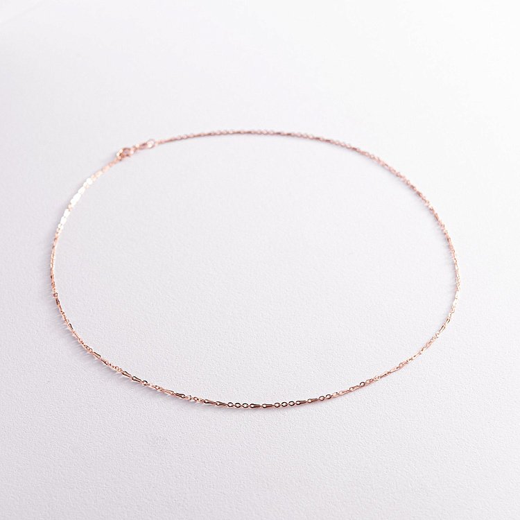 Колье - цепочка в красном золоте ц00397 от ювелирного магазина Оникс - 2