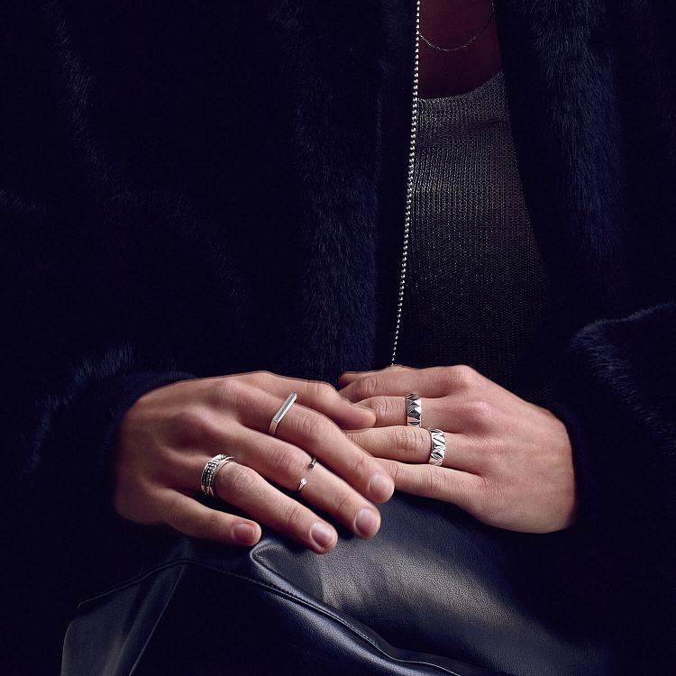 Каблучка "Gina" у білому золоті к07413 від ювелірного магазину Онікс - 11