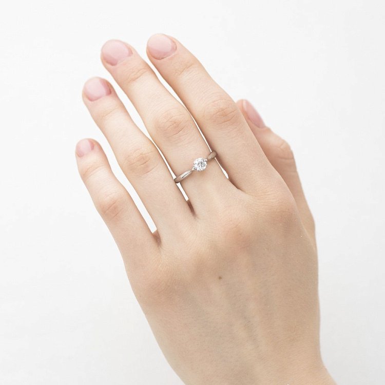 Золота заручальна каблучка (діамант) кб0204lg від ювелірного магазину Онікс - 4