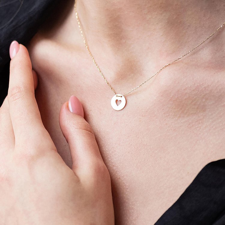 Кольє "Сердечко" у жовтому золоті кол01700с від ювелірного магазину Онікс - 8