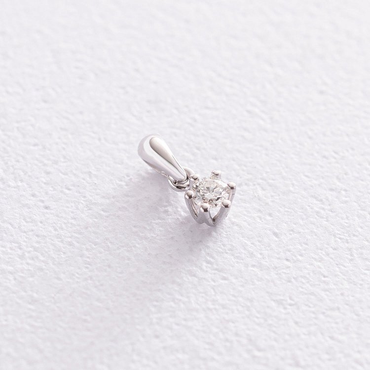 Золота підвіска з діамантом пб0264y від ювелірного магазину Онікс