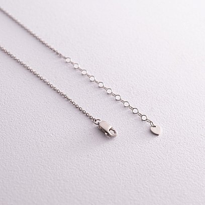 Колье "Я люблю Украину" в серебре 4036 №5