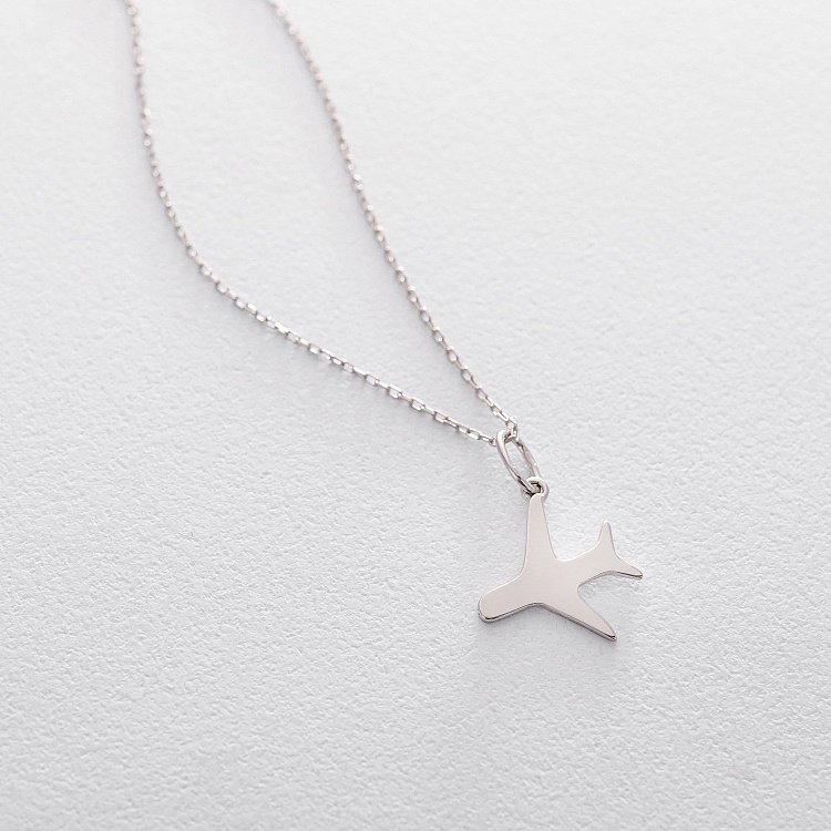 Золота підвіска "Літак" п03004 від ювелірного магазину Онікс