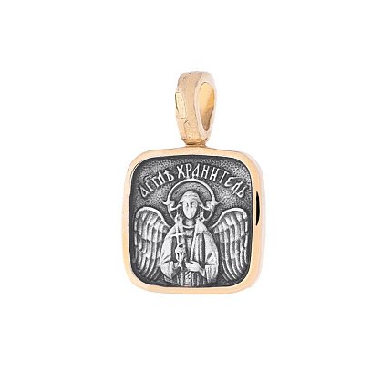 Срібна ладанка (позолота, чорніння) 132291 №2