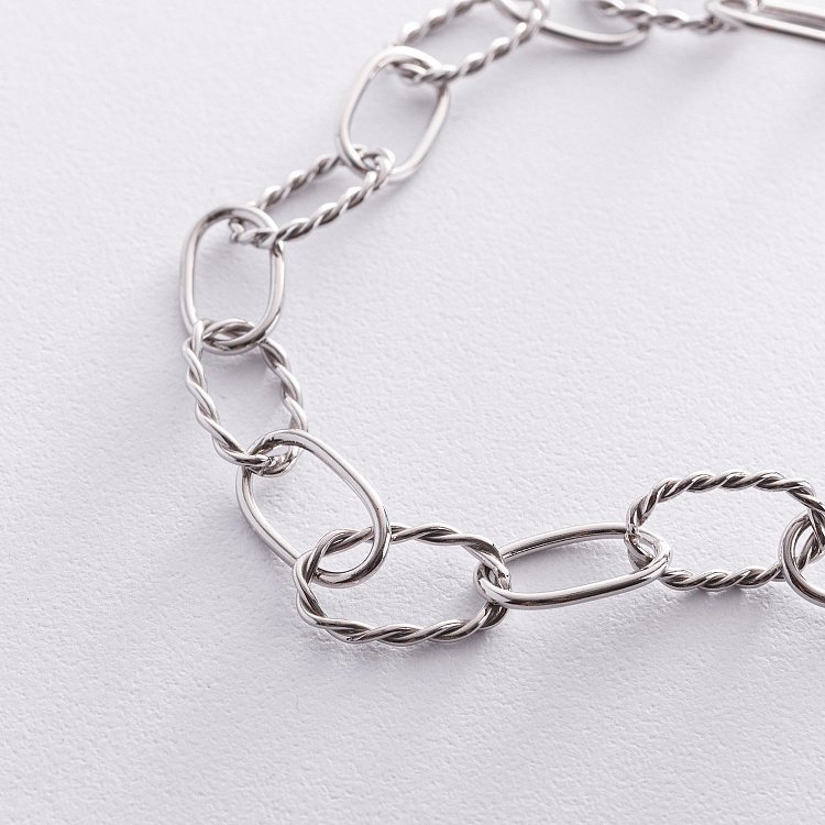 Срібне кольє "Свобода" (родій) 181273 від ювелірного магазину Онікс - 5