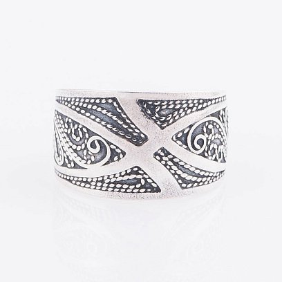 Срібна каблучка 11045 №2