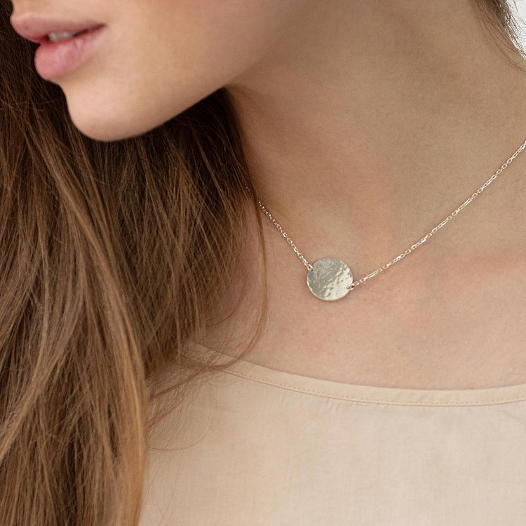 Срібне кольє "Сонячні зайчики" 181046 від ювелірного магазину Онікс