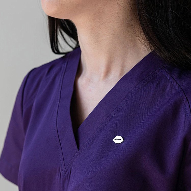 Медичний значок "Губки" в сріблі 20048 від ювелірного магазину Онікс - 2