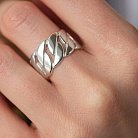 Широкое серебряное кольцо "Элизабет" 112691 от ювелирного магазина Оникс - 8
