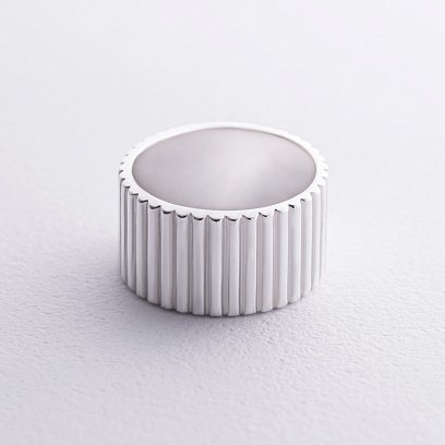 Широкое серебряное кольцо "Энид" 112693