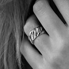 Широкое кольцо "Odette" в серебре 7100 от ювелирного магазина Оникс - 1