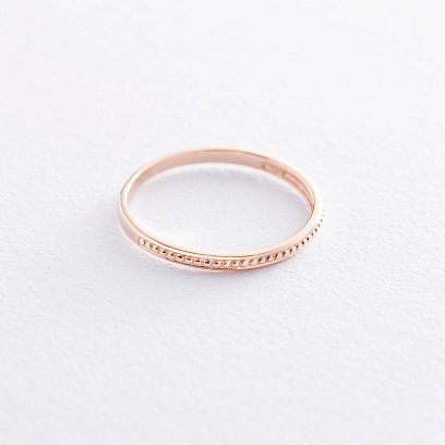 Кольцо в красном золоте к06598