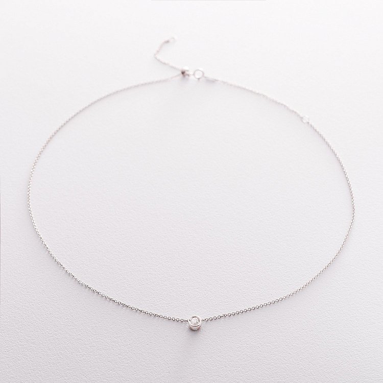 Золоте кольє з діамантом колб0029ca від ювелірного магазину Онікс - 2